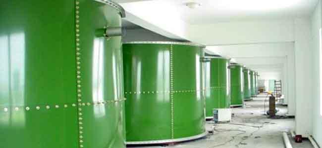 Gaz ve sıvı geçirmez atık su arıtma tankı / 10000 galon çelik su tankı 0