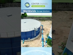 Yüksek Performanslı Çelikli GFS Tankları Membran Çatı