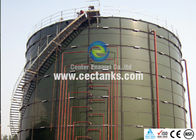 Cam Yağılmış Çelik AWWA D103 / EN ISO28765 Standartı ile paslanmaz çelikten boğazlı su depolama tankları