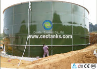 Çöplük çamurlarının arıtılması için enamel kaplı atık su depolama tankları