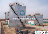 Endüstriyel Cam Kaplı Çelik Tanklar Boltlu Çelik Atık Su Depolama Tankları