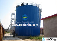 Çöplüğün çöp suyu arıtma projesi için çift zarlı çatılı çöp suyu depolama tankları