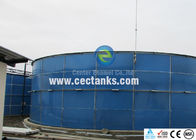 Biyogaz tesisleri için 10000 / 10K Gallon çelik su tankı / cam kaplı su depolama tankı