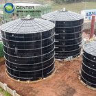 Tarımsal İrişim Su Projeleri için GFS Silindrik Çelik Su Tankı