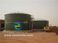 İçme suyu için mükemmel aşınmaya dayanıklı cam kaplı su depolama tankları / kolay inşaat
