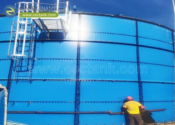 İçme suyu depolama için depolama tankı çözümü Epoxy kaplı çelik tanklar