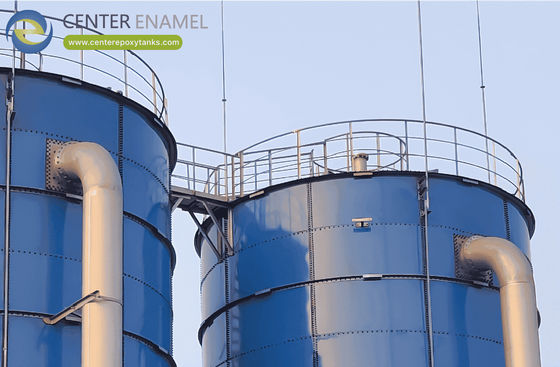 Kuru toplu depolama Epoksi kaplı çelik tankları Merkezi Enamel Kuru toplu depolama