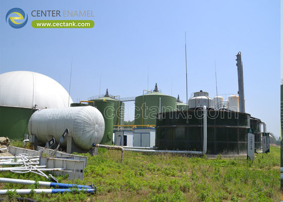 1 MW Biyogazlama Elektrik Santrali İçin Camdan Çelikle Füzelenen Tanklar: Atıkları Enerjiye Verimliliğe Dönüştürmek