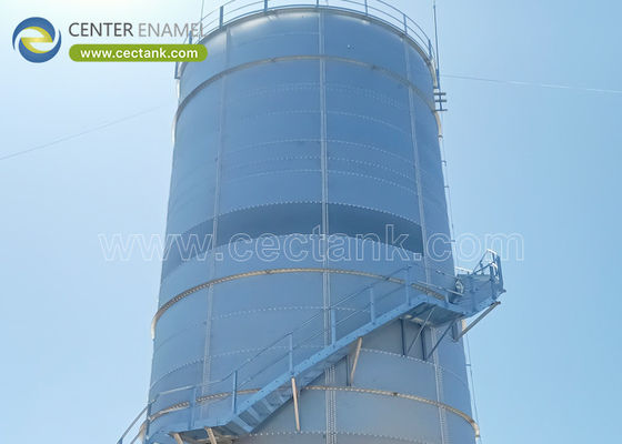 30,000 Gallon Paslanmaz Çelik Endüstriyel Atık Su Saklama Tankları Membran Çatı: Atık su arıtması için sağlam bir çözüm
