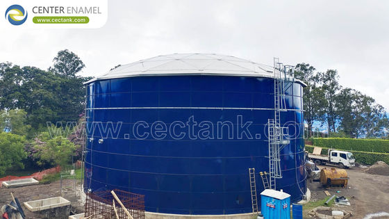 50,000 m3 Yüksek korozyon direnci ile Leachate Depolama için Bolted Enamel Çelik Tank