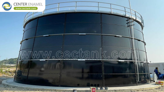 Çiftlik sulama için çiftli enamel kaplamalı yağmur suyu toplama çelik tankı
