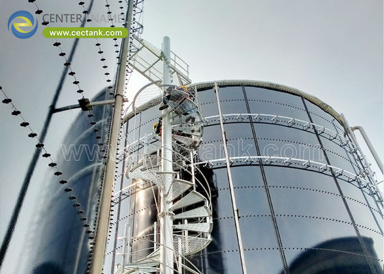250NSF Sertifikasıyla,000 Gallon Cam Kaplı Çelik Kuru Toplu Depolama Silosları: Toplu Malzeme Depolama için Güvenilir Bir Çözüm