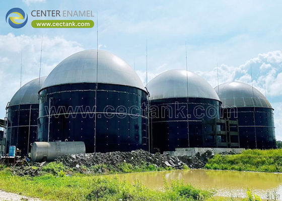Biyogaz üretmek için kullanılan çelikten eritilmiş cam anaerobik sindirim tankı: Sürdürülebilir enerji ve verimli atık yönetimi