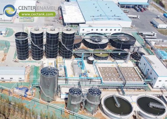 AWWA D103-09 ve EN/ISO28765 standartlarına uygun çelik eşitleme tanklarına kolayca genişletilmiş cam füzyon