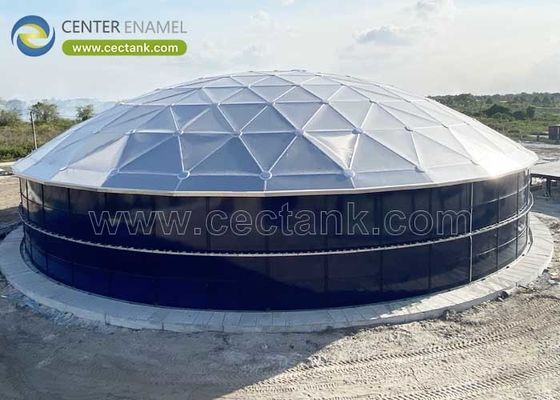 Center Enamel Çek Cumhuriyeti Ham Petrol Depolama Tankları için Alüminyum Kubbe Çatı Sağlayabilir