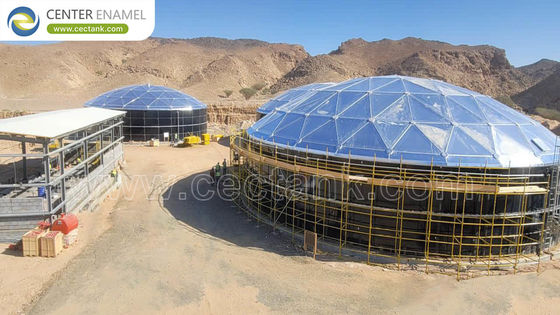 Merkezi Enamel, Şili Petrol ve Gaz Depolama Tankları için dış yüzen çatı sağlayabilir