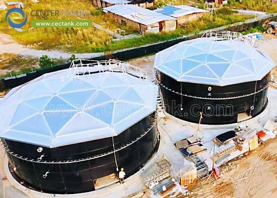 Merkezi Enamel, Gine Petrol ve Gaz Depolama Tankları için dış yüzen çatı sağlayabilir