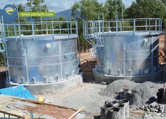 Güvenli içme suyu depolaması için kaliteli galvanizli bıçaklı tanklar