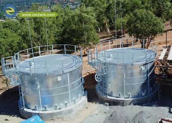 Balık Çiftçiliği için Dayanıklı Galvanizli Çelik Tanklar