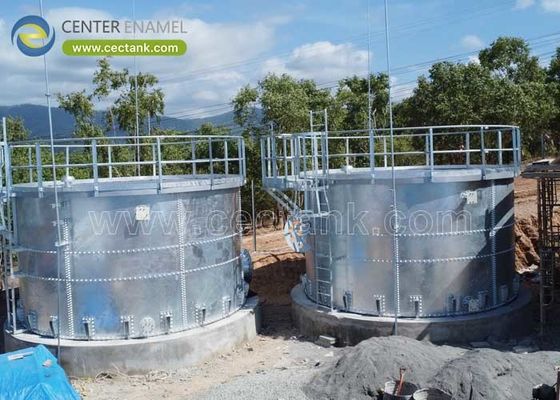 Su Depolama Tankları İçin Korozyon Önleyici Tasarımlı Galvanizli Cıvatalı Tanklar