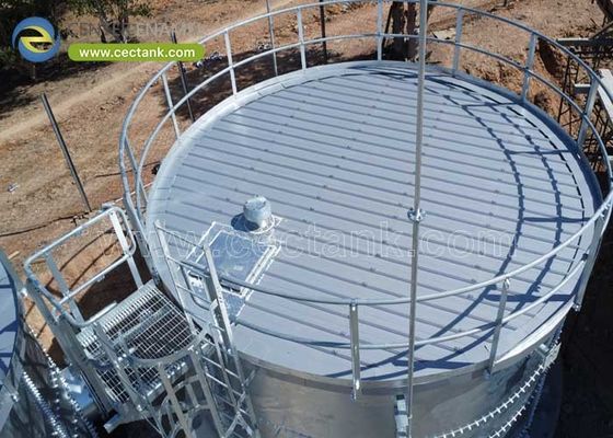 Modern Su Ürünleri Tesisleri İçin Galvanizli Havuz Su Depolama Tankları