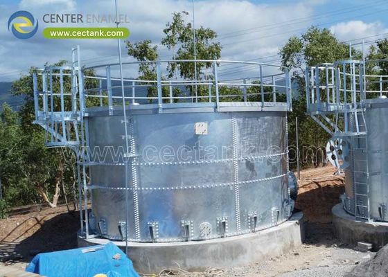 Verimlilik ve Güvenlik Garantisi İçme suyu arıtma tesisleri için özel galvanizli çelik tanklar