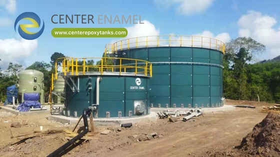 İnek Gübresi Biyogaz Sindaçları için Epoksi Kaplı Çelik Cıvatalı Tanklar: Enerji için İnek Gübresini Verimli Bir Şekilde İşleyin