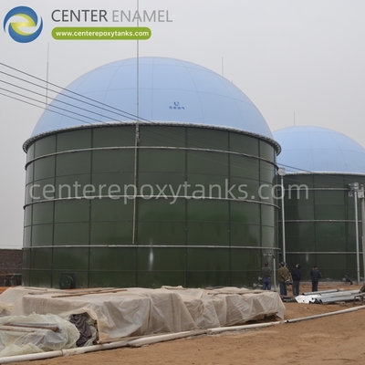 Fermentasyon Kapları için Çift Zarlı Çatılar: Tankı mühürleyin ve biyogazı tutun.