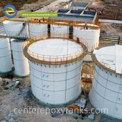 FBE Coated Tank for Palm Oil Wastewater Treatment- Designed for durable containment of high-organic POME (Palm Oil Mill Effluent).