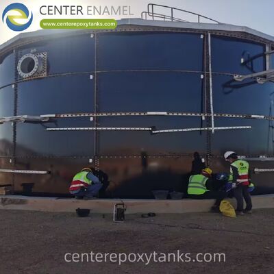 Saldırılmış Paslanmaz Çelik Tek Duvarlı Yakıt Depolama Tankı İçin Alüminyum Kubbe Çatı: Standart Yakıt Sığdırımı İçin Temel Bir Hava Kalkanı ve Buhar Bariyeri Sağlar