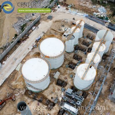 Depo Yangın Suyu Temini Tankları olarak Civatalı Çelik Tanklar: Lojistik ve depolama merkezlerinin güvenliği için tasarlanmış büyük kapasiteli sistemler.