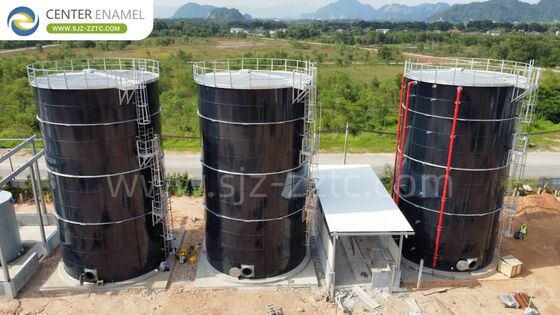 Singapur'da restoran gıda atıkları için GFS tankları ve çift membranlı çatılar ile önde gelen biyogaz çözümleri