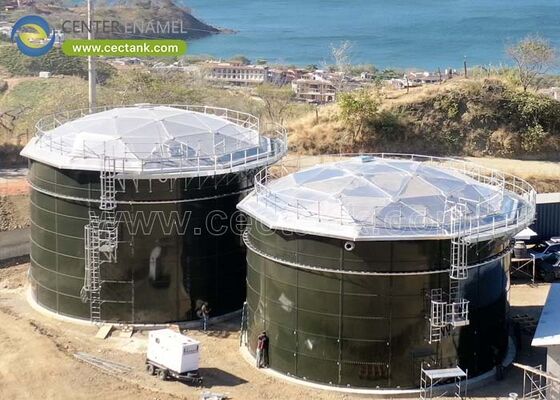 Dayanıklı GFS Su Depolama 30-50 Yıl Cam-Çelik Kaplı Su Tankları