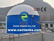 30000 Gallon Cam Kaplı Çelik Tarımsal Su Depolama Tankları Düşük Bakım Maliyeti