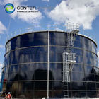 Endüstriyel sıvı depolama için bultlanmış cam füzed çelik depolama tankları