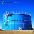 Endüstriyel cam kaplı çeliçli su depolama tankları kanalizasyon arıtma tesisi için