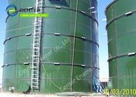 Alüminyum alaşımı ile yeşil cam füzed çelik tanklar atık su arıtma tesisi için çatı ve zemin