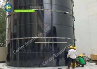 Atık su arıtma tesisi için çelikten füzelenmiş cam çamur tutma tankı