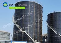 30000 Gallon Paslanmaz Çelik Endüstrisi Kimyasal Tesis / Gıda İşlem Fabrikası için Su Tankları