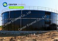 450000 Gallon Çelikle Erimiş Cam Alüminyum Kubbe Çatılı İçme Suyu Depolama Tankları
