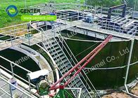 Endüstriyel atık su arıtma projesi için çelikten 12 mm cam füzyon tankları