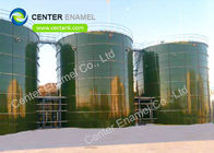Atık su arıtma tesisi için çelikle füzelenmiş bultlanmış cam çamur tutma tankları