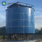 Koyu mavi endüstriyel atık su depolama tankları ISO9001 2008
