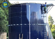 Alüminyum alaşımlı çukur katları ile cam kaplı çelik endüstriyel atık su depolama tankları