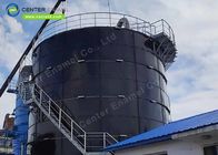 Atık su arıtma tesisi için çelikleri boğazlanmış anaerobik sindirme tankları