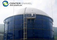 Belediye atık su arıtma için cam kaplı çelik su depolama tankları