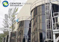 Belediye atık su arıtma için çelikten eritilmiş cam içme suyu depolama tankları