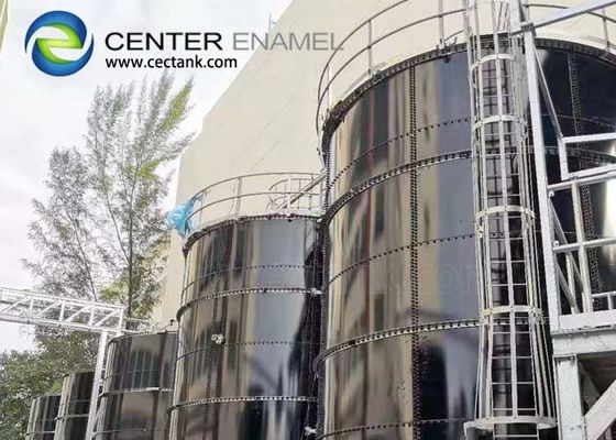 Endüstriyel sıvı depolama tankları olarak cam kaplı çelik tanklar Plastik sıvı depolama tankları