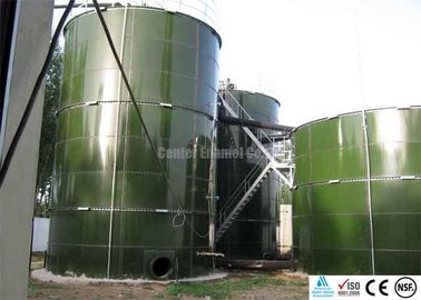 Kanalizasyon ve akışkanları arıtma projeleri için büyük kapasiteli cam erimiş çelik tanklar