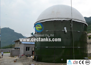Anaerobik Tarım Biyogaz Depolama Tankları Digester Su Tankı Özel Kapasite